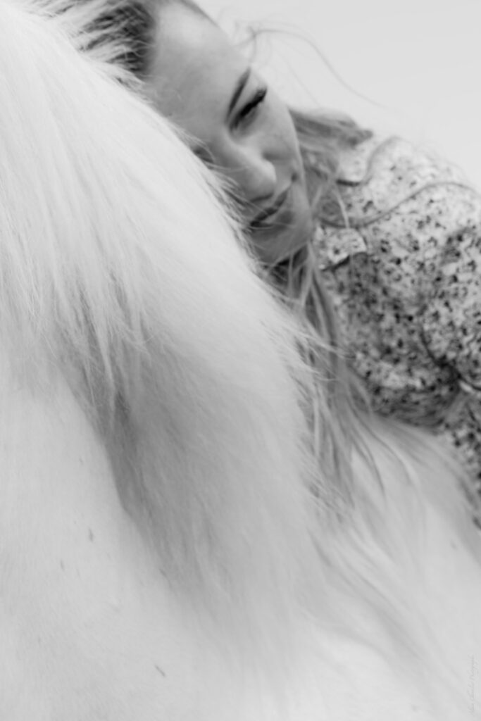 Portrait femme cheval